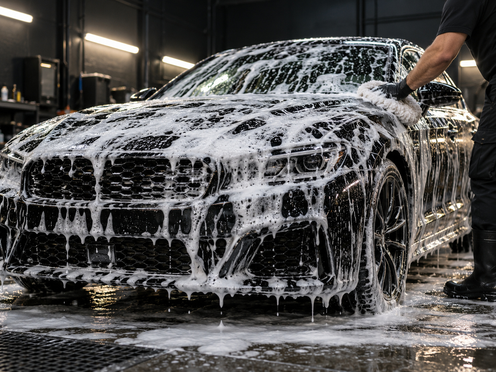 mousse active sur une carrosserie